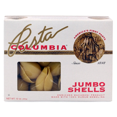 Wholesale Columbia Case Jumbo Shells Pasta- Bulk