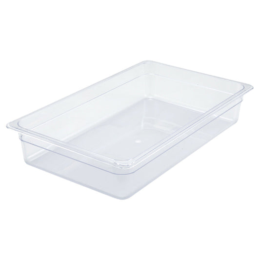 Wholesale Winco Each Clear Full Sized Food Pan 4 Inch Deep- Bulk