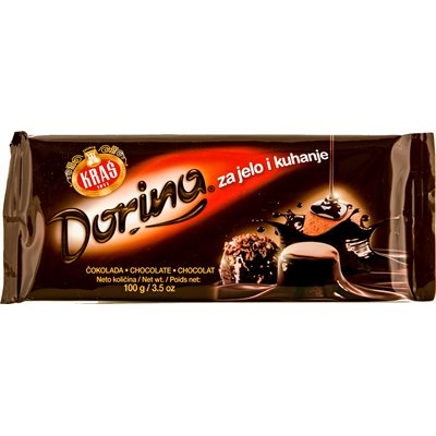 Wholesale Kras Kuhanje Baking Chocolate 300G Bar- Bulk
