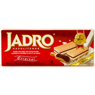 Wholesale Kras Karolina Jadro Milk & Cocoa Wafers 430G Box- Bulk