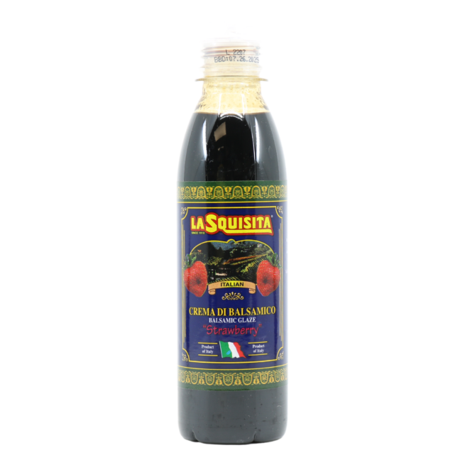 Wholesale La Squisita Balsamic Glaze - Strawberry 8.5 OZ- Bulk