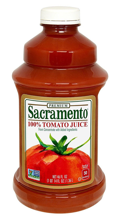 Wholesale Sacramento Case Tomato Juice 46Oz Plastic- Bulk