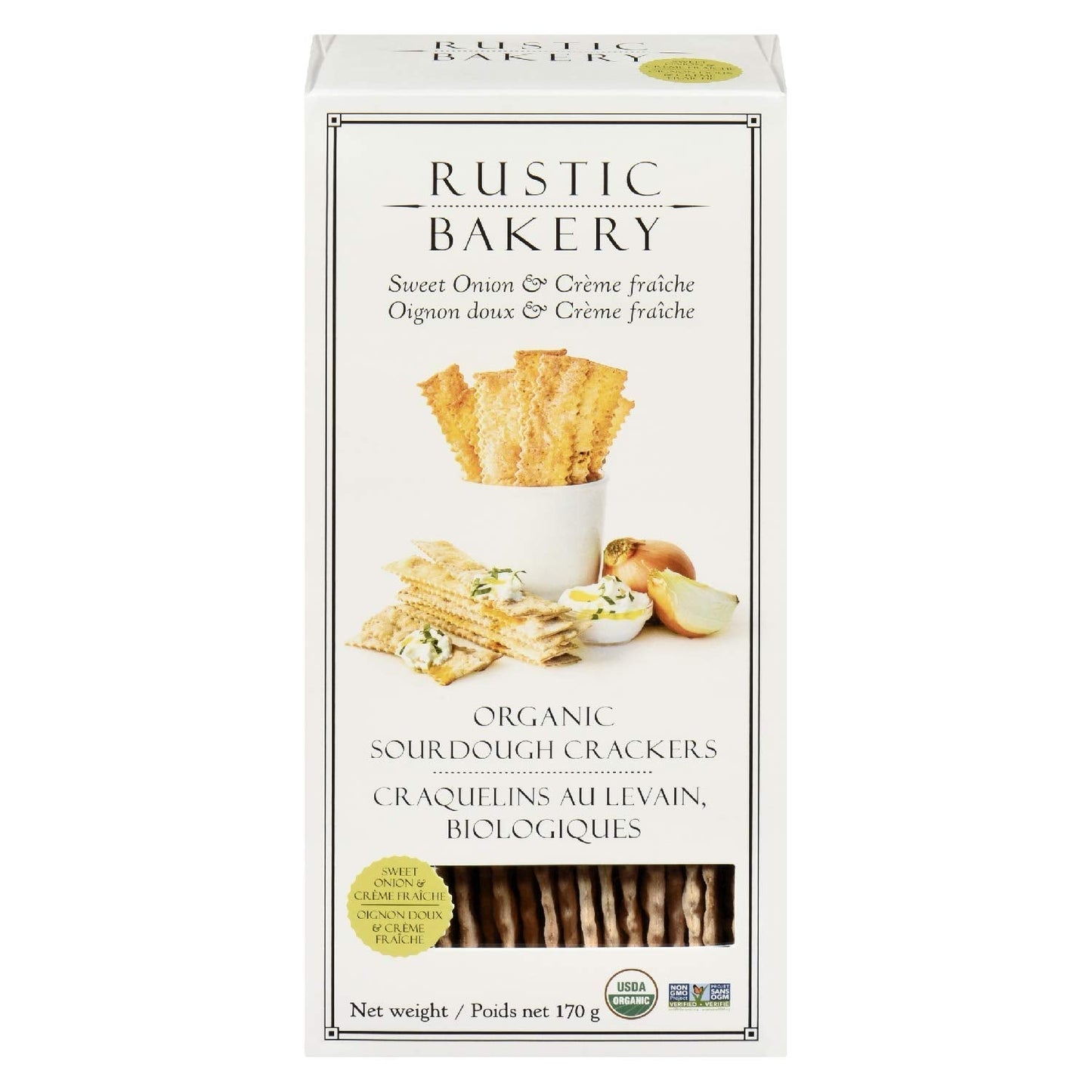 Wholesale Rustic Bakery Sweet Onion & Creme Fraiche Flatbread 6 Oz- Bulk
