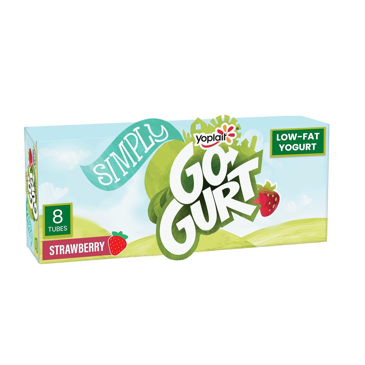 Wholesale Yoplait Case Go-Gurt Strawberry Yogurt Single Serve Tube- Bulk
