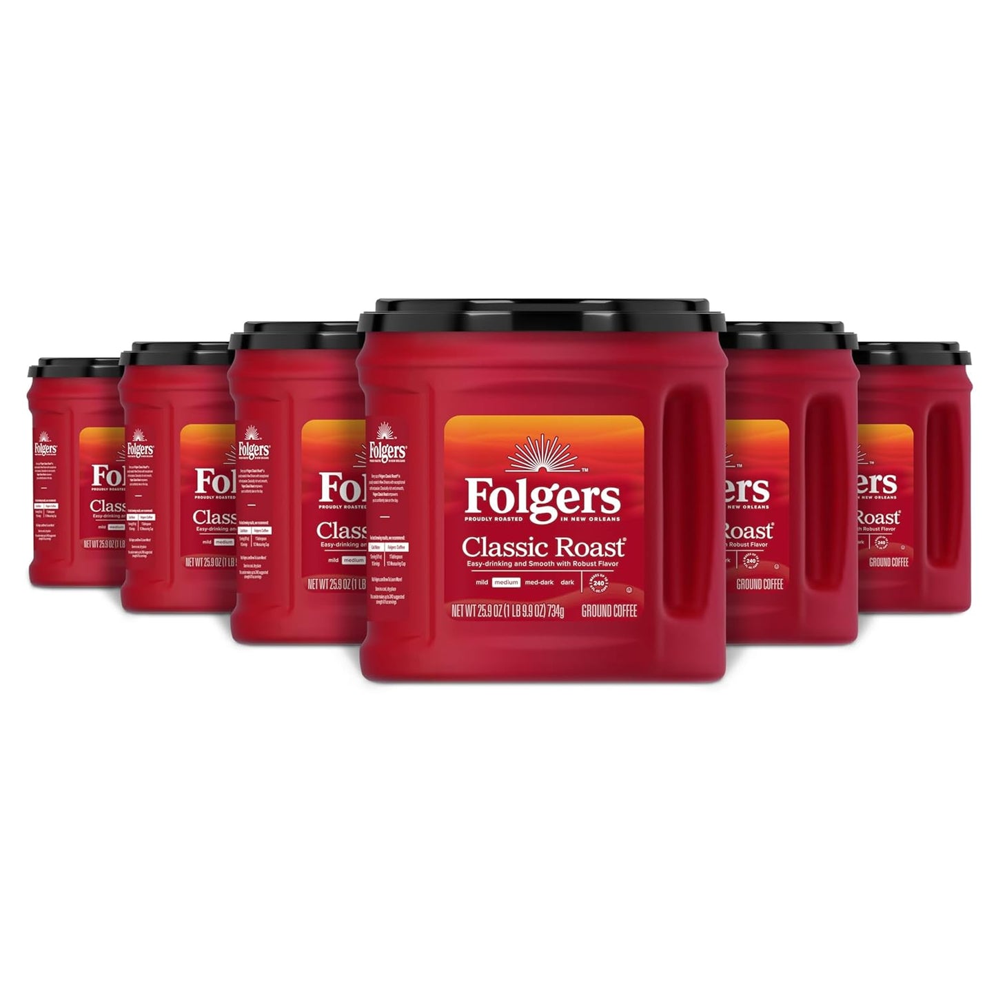 Wholesale Folgers Ground Classic Roast Coffee | 25.9 oz- Bulk