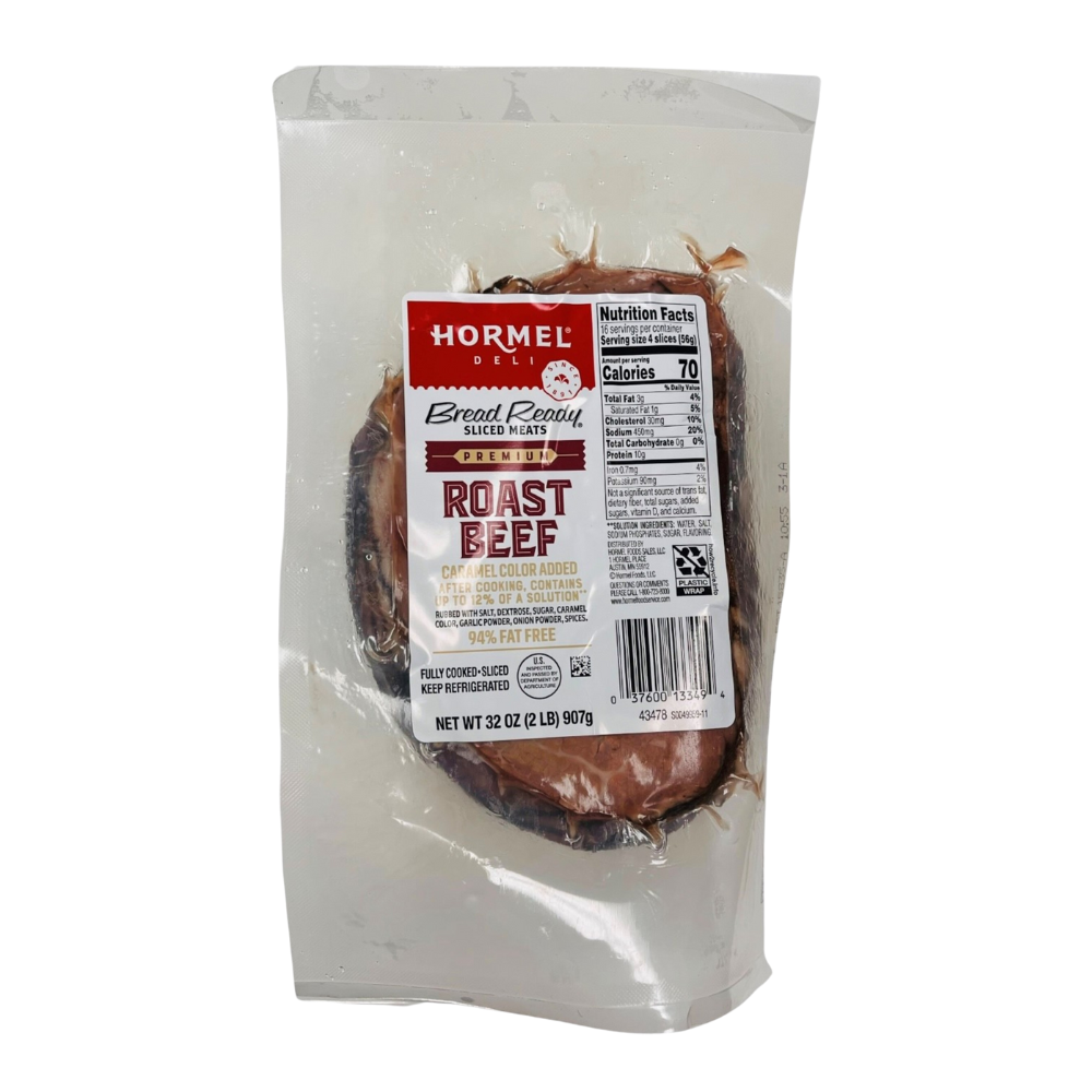 Wholesale Hormel Each Bread Ready Sliced Roast Beef- Bulk