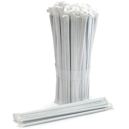 Wholesale BoxNCase Each Flexible Wrapped Straws- Bulk