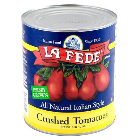 Wholesale La Fede Case Jersey Grown Crushed Tomatoes- Bulk