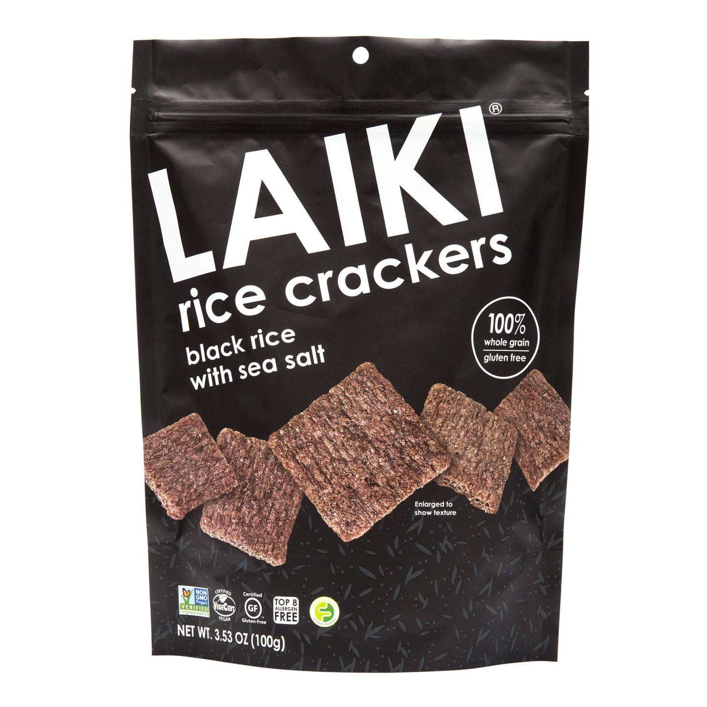 Wholesale Laiki Black Rice Crackers- Bulk