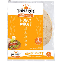 Wholesale Tumaros Low Carb Wraps 8' Hny Wheat- Bulk