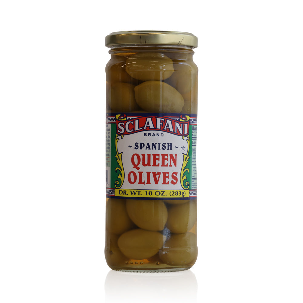 Wholesale Sclafani Case Queen Olives- Bulk