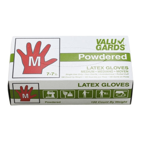 Wholesale Companions Case Gloves Latex Powdered Medium- Bulk