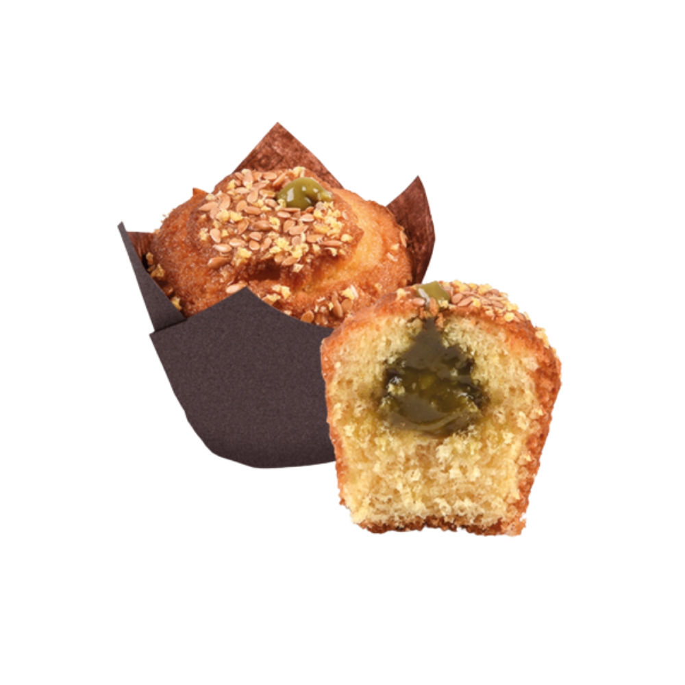 Wholesale Bindi Case Pistachio Filled Muffins- Bulk