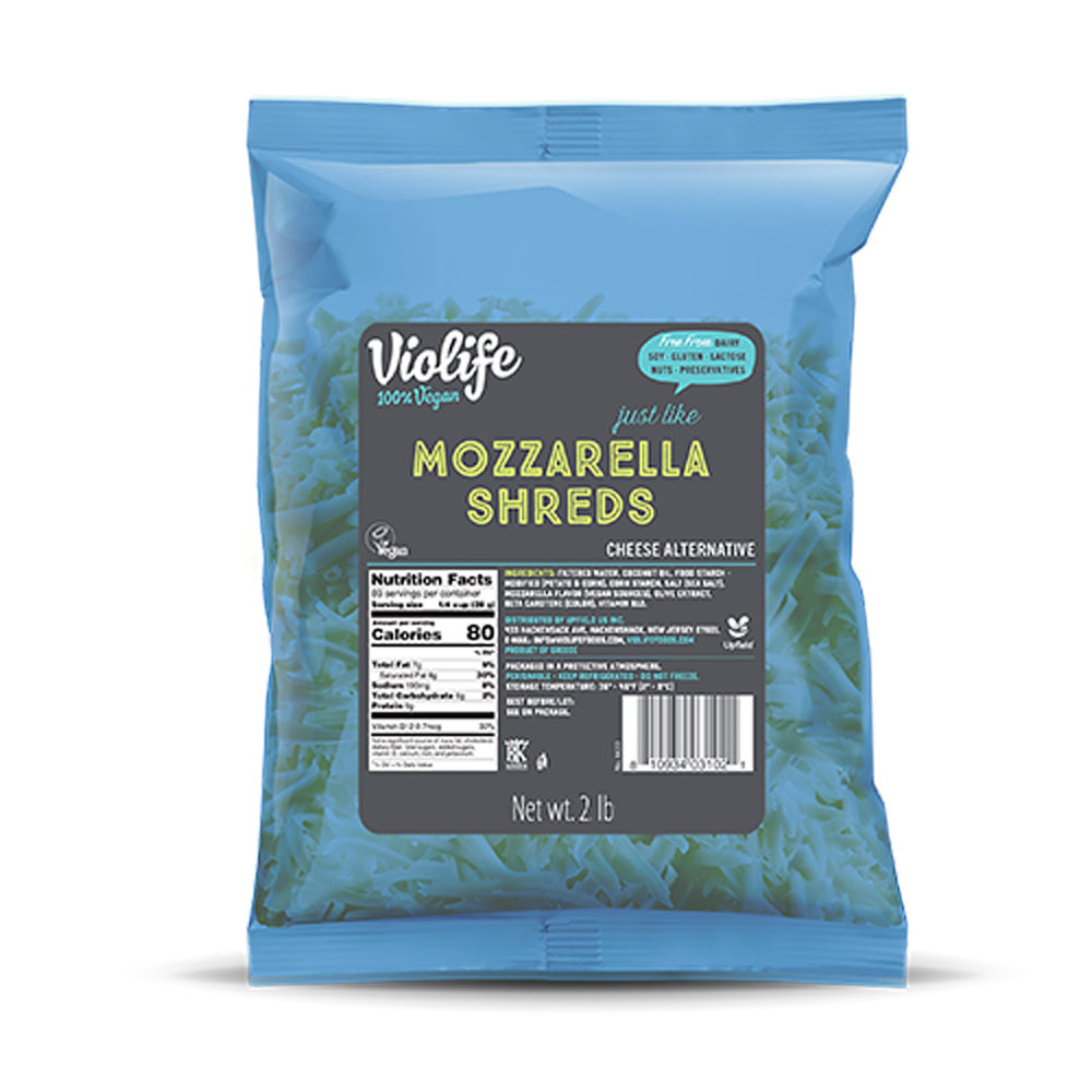 Wholesale Violife Case Shredded Vegan Mozzarella Cheese- Bulk
