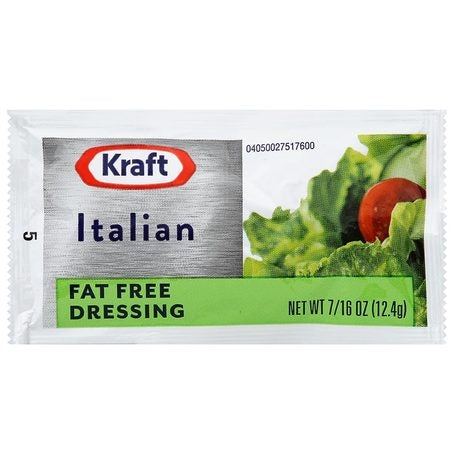 Wholesale Kraft Case Fat Free Italian Dressing Packets- Bulk