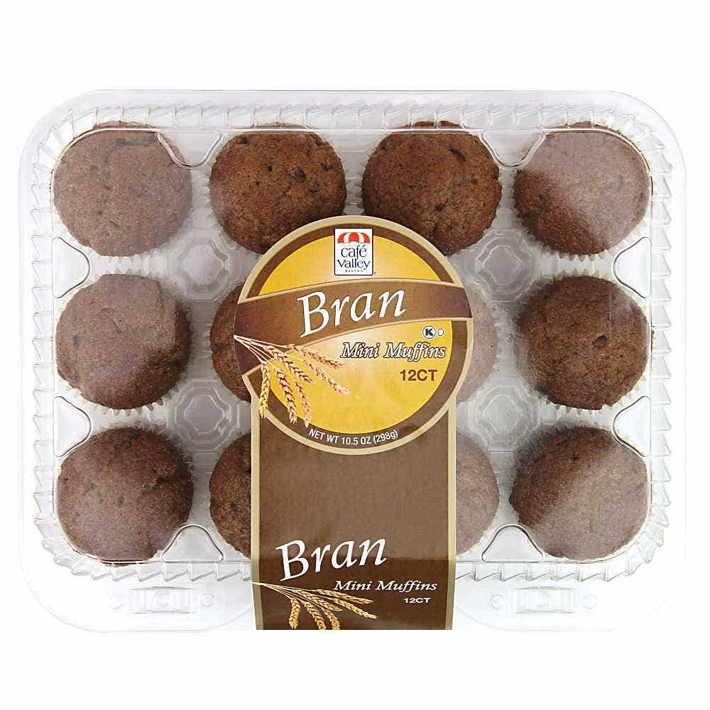 Wholesale Cafe Valley Bran Mini Muffins 10.5 Oz- Bulk