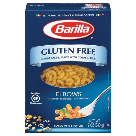 Wholesale Barilla Each Gluten Free Elbow Pasta- Bulk