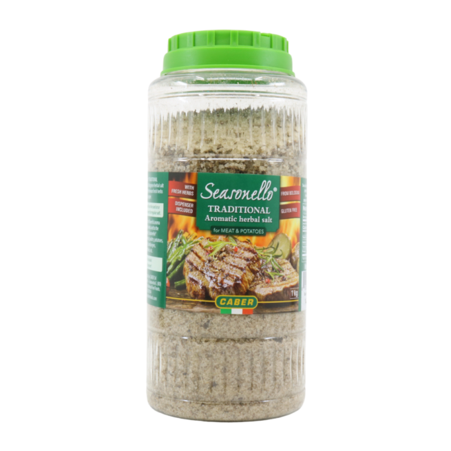 Wholesale Caber Seasonello Herbal Sea Salt Salt 1 KG- Bulk