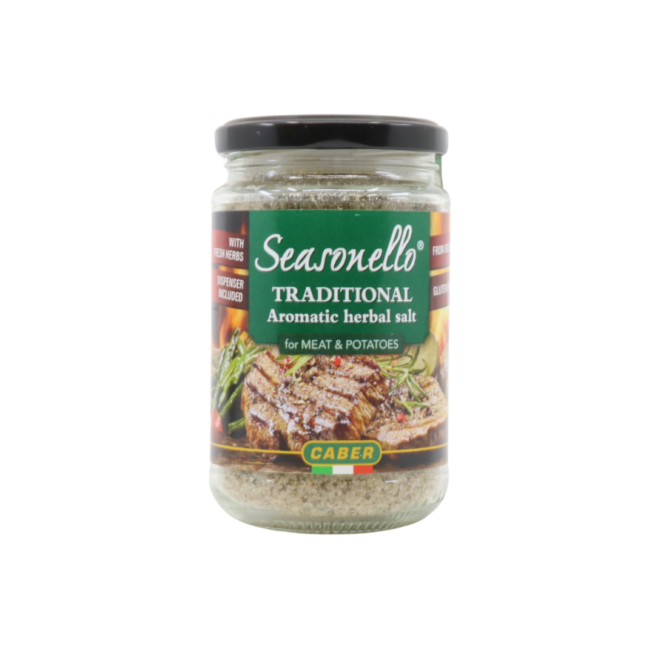 Wholesale Caber Seasonello Herbal Sea Salt Salt 10.5 OZ- Bulk