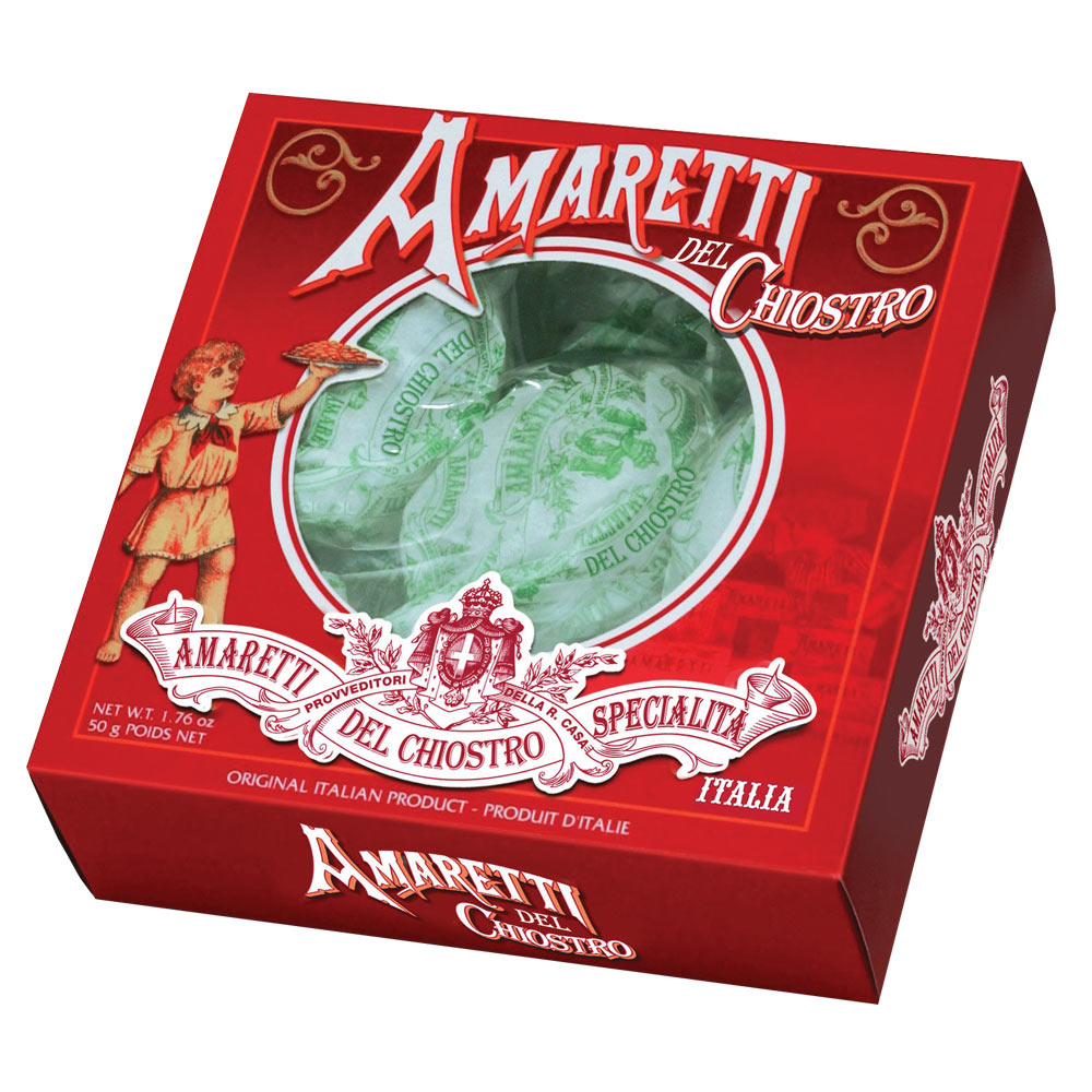 Wholesale Chiostro Case Amaretti Cookie Window Box- Bulk
