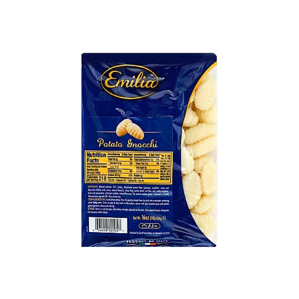 Wholesale Emilia Potato Gnocchi Shelf Stable | 1 lb- Bulk