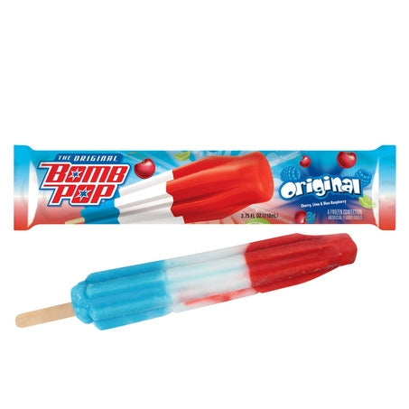 Wholesale Blue Bunny Red White And Blue Rocket Ice Pops | 3.75 oz pop- Bulk