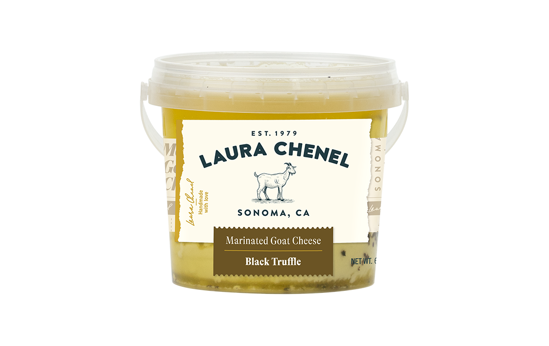 Wholesale Laura Chenel Cabecou Black Truffle- Bulk