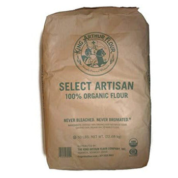 Wholesale King Arthur Baking Company King Arthur Organic Artisan Select Flour - Type 55 50lb- Bulk