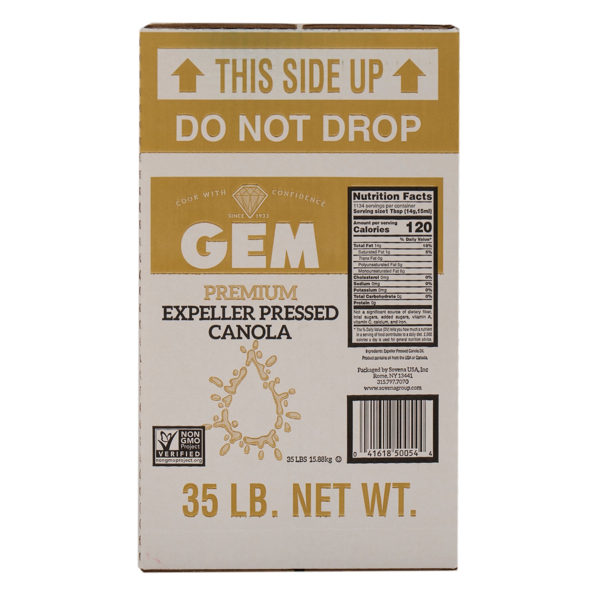 Wholesale Dix Farms Non Gmo Expeller Pressed Canola Oil 35lb- Bulk