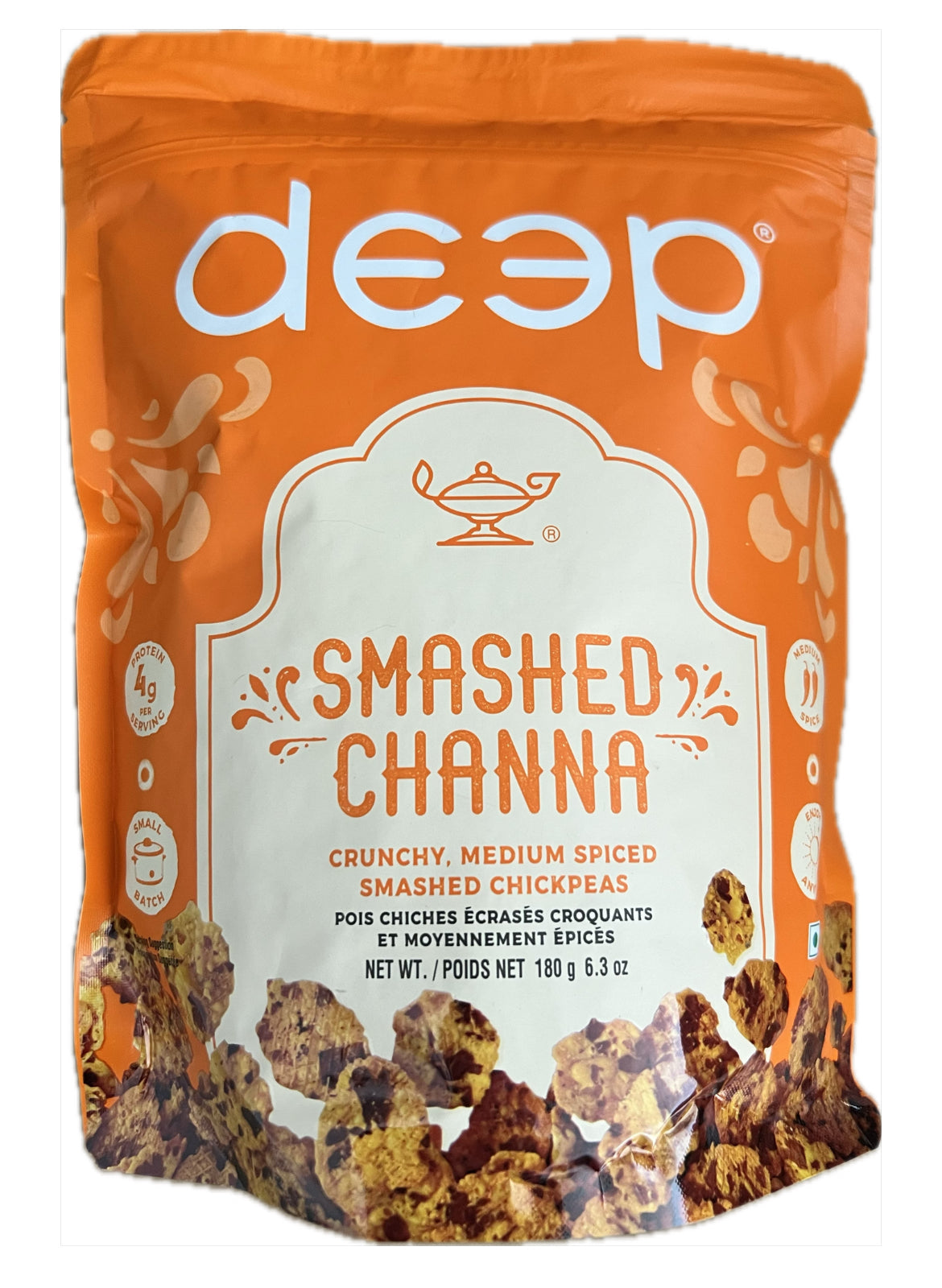 Wholesale Deep Smashed Channa 6.3 Oz- Bulk