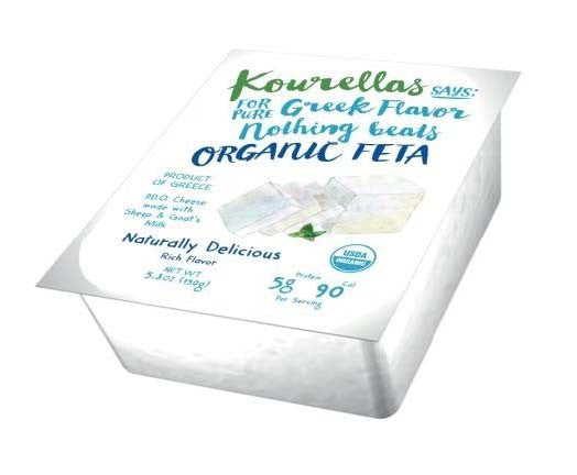 Wholesale Kourellas Feta Organic Pdo 150G- Bulk