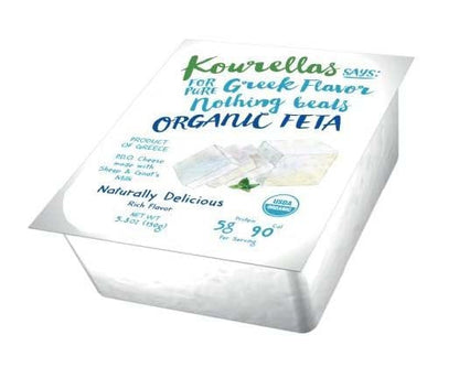 Wholesale Kourellas Feta Organic Pdo 150G- Bulk