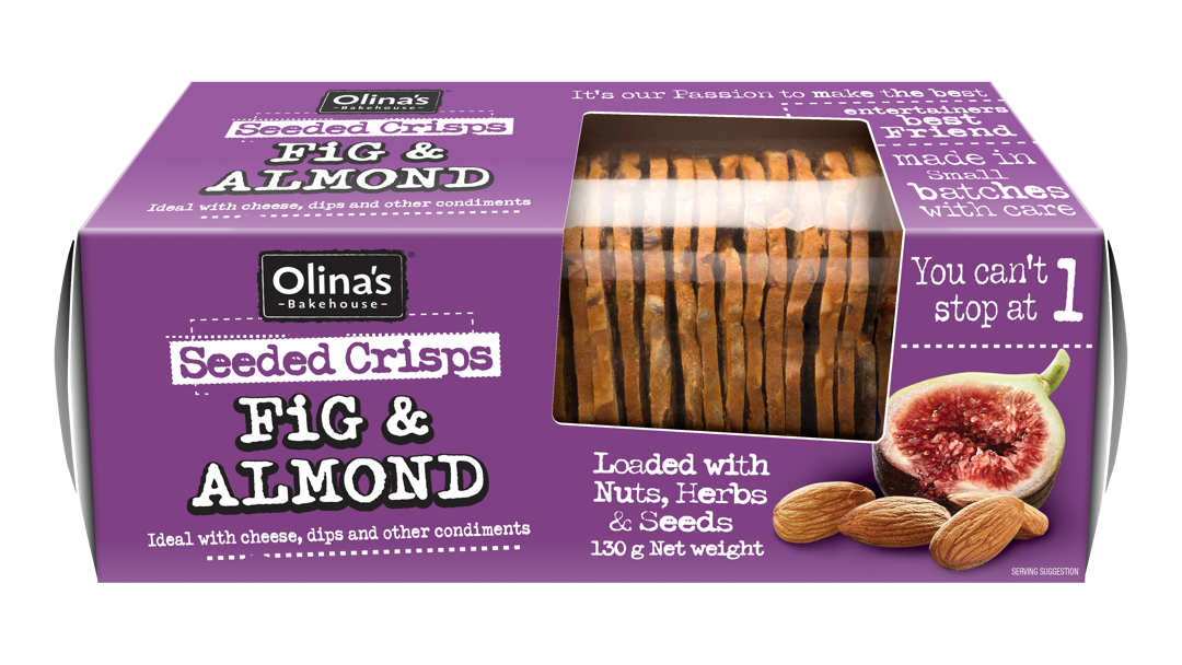 Wholesale Olinas Crisps Fig And Almond- Bulk