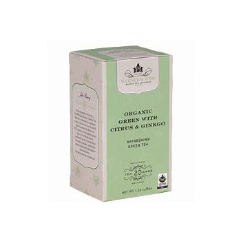 Wholesale Harney & Sons Green Organic Citrus Ginko Sac- Bulk
