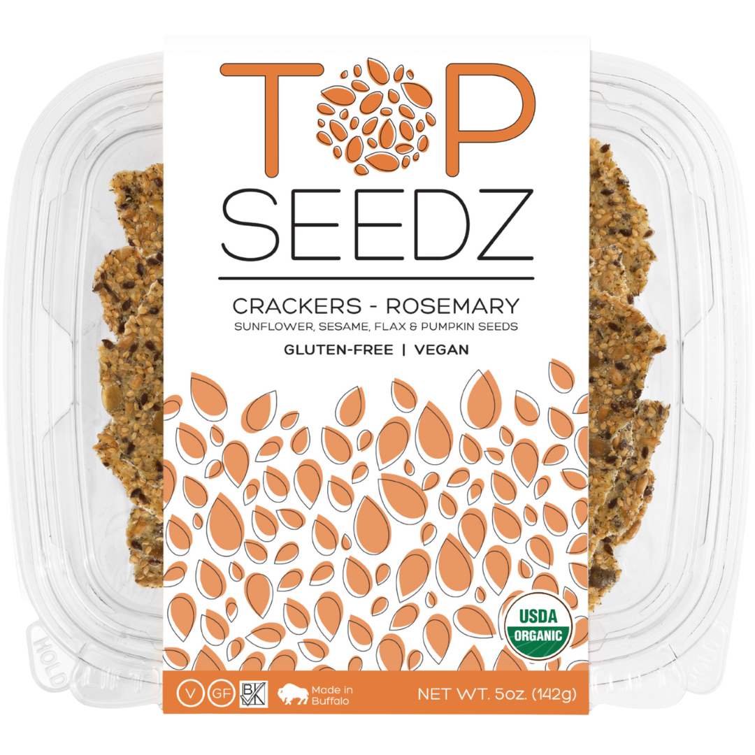 Wholesale Top Seedz Rosemary Crackers- Bulk