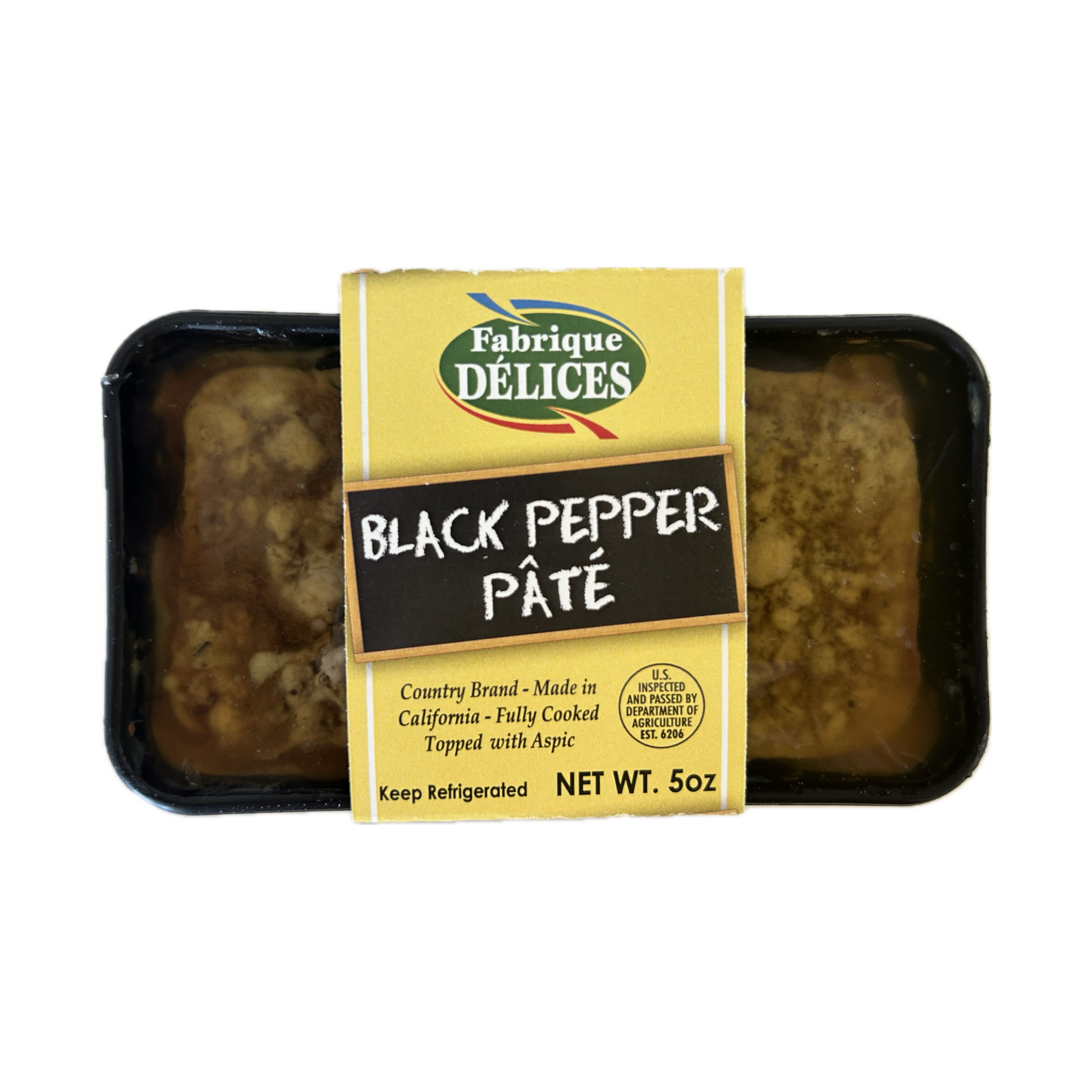 Wholesale Fabrique Delices Black Pepper De Campagne Pate 5oz- Bulk