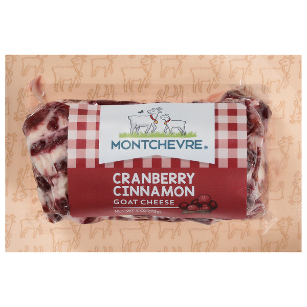 Wholesale Montchevre Goat Logs Cran/Cinnamon- Bulk