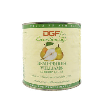 Wholesale Dgf Coeur Sauvage Williams Pear Halves in Syrup 5.7lb- Bulk