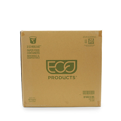 Wholesale Eco-Products 32 Oz Bio to Go Soup Cups- Bulk