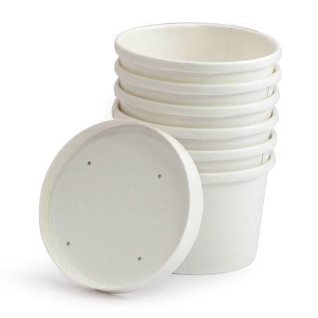 Wholesale Solo Case 8Oz Paper Soup Container & Lid- Bulk