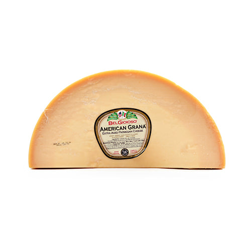 Wholesale Belgioioso American Grana Cheese 1/4 Wheel 18lb- Bulk