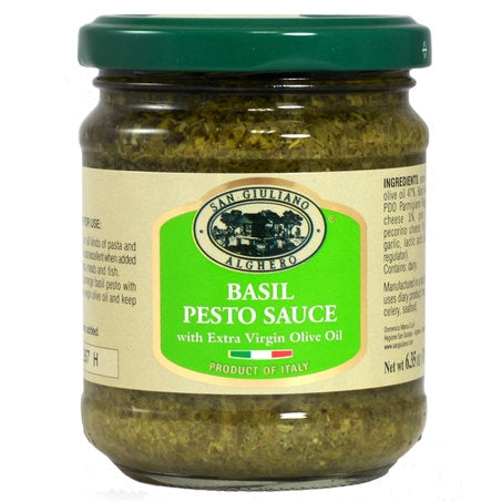 Wholesale San Giuliano Case Pesto Basil Genovese Sauce- Bulk
