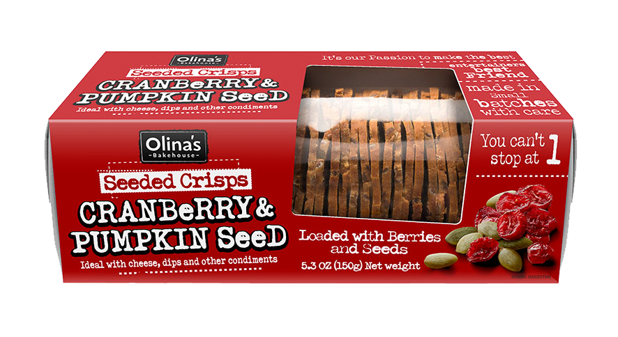 Wholesale Olinas Crisps Cranberry Pumpkin- Bulk
