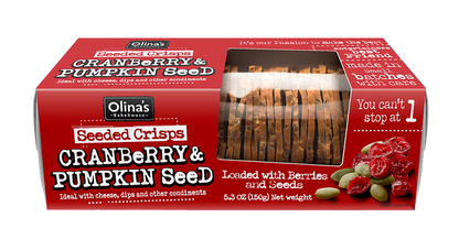 Wholesale Olinas Crisps Cranberry Pumpkin- Bulk