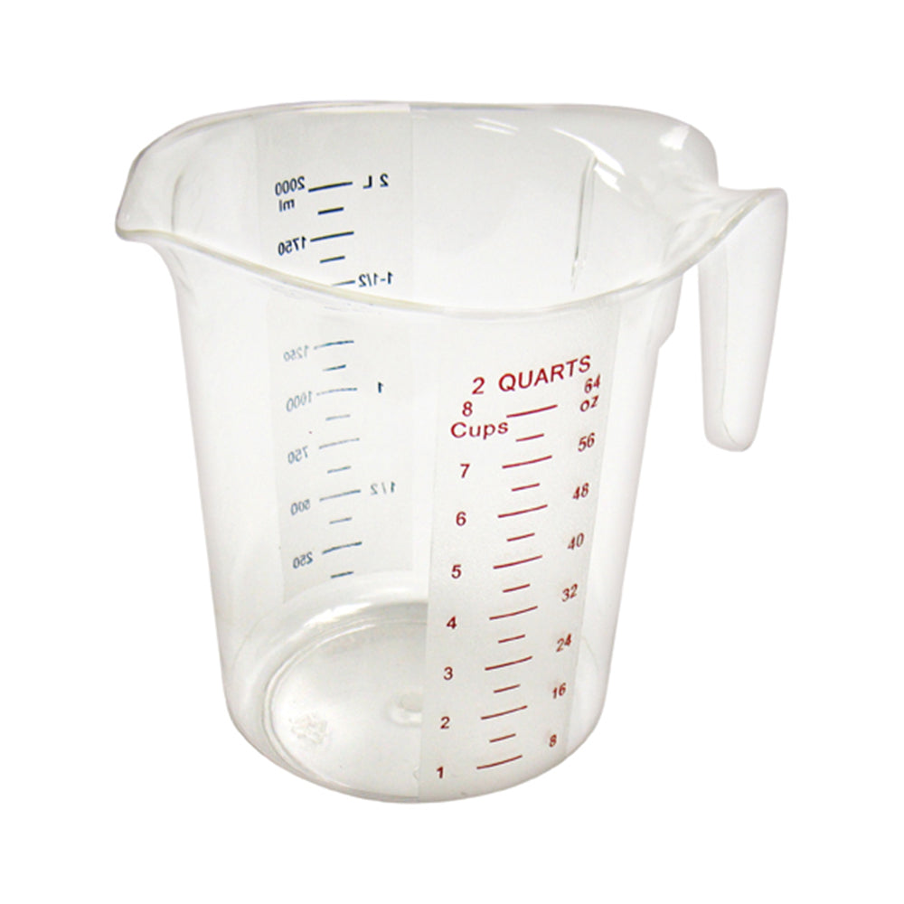 Wholesale Winco Case 2Qt Plastic Measuring Cup- Bulk