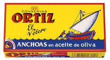Wholesale Ortiz Anchovy Fillets Tins- Bulk