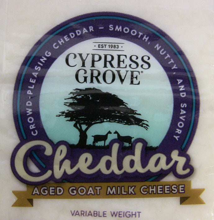 Wholesale Cypress Grove Goat Cheddar 5#- Bulk