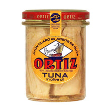 Wholesale Ortiz Yellowfin Tuna in Olive Oil, Kosher, Glass Jar, 220g- Bulk