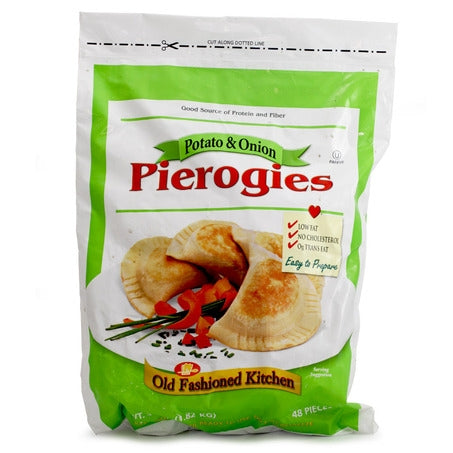Wholesale Old Fashioned Case Potato & Onion Pierogies- Bulk