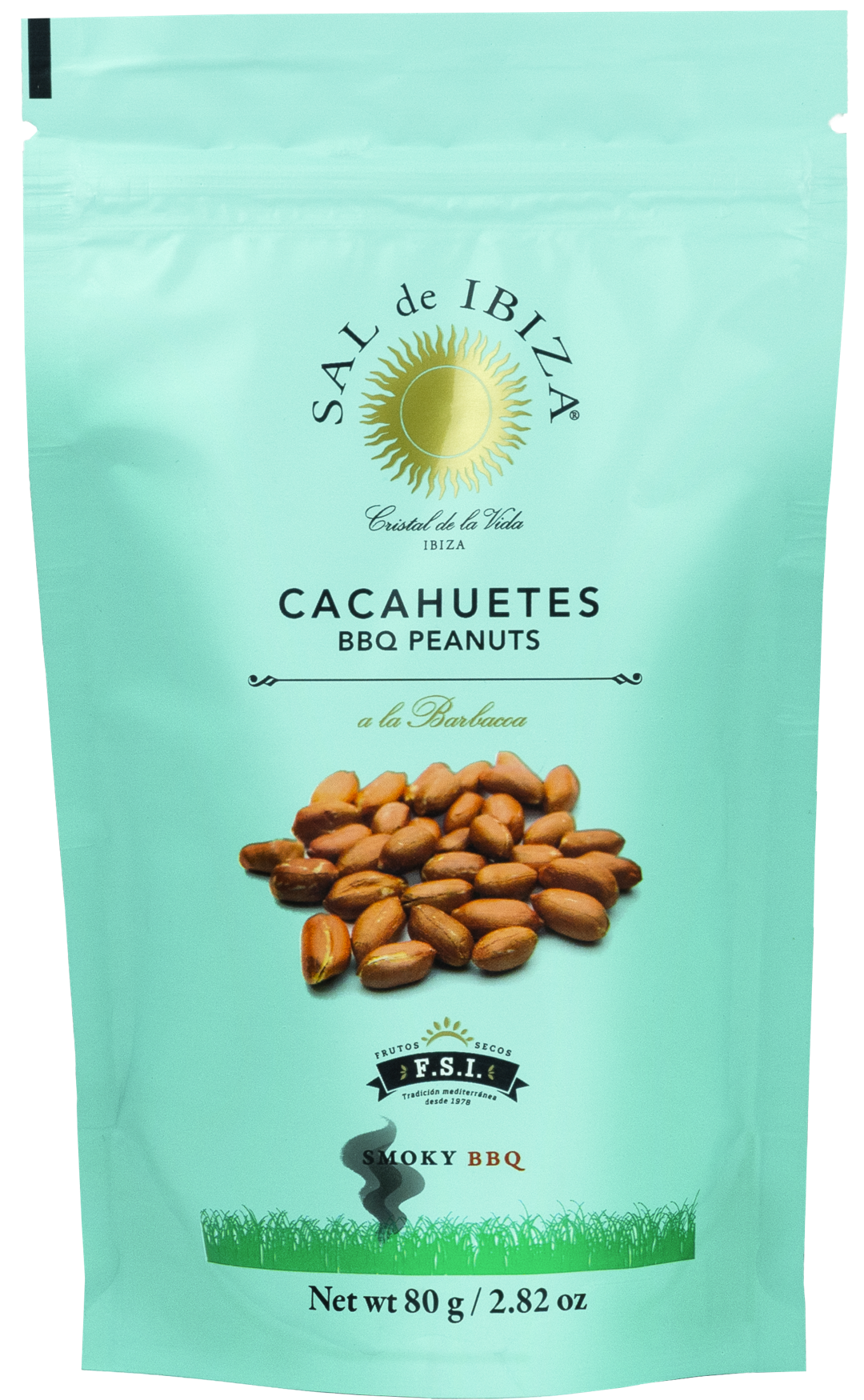 Wholesale Ibiza Bbq Smokey Peanuts 80G- Bulk